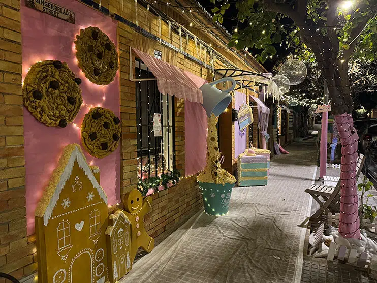 Navidad en la colonia santa Inés