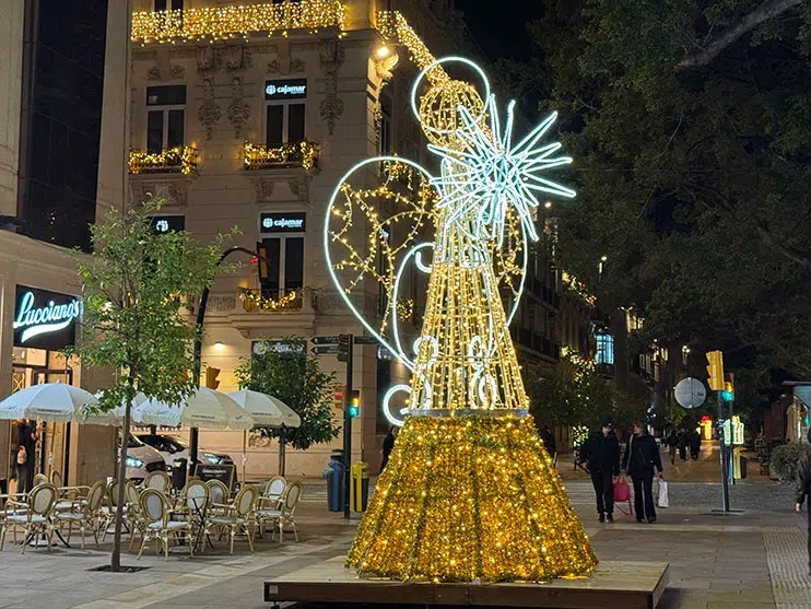 Málaga en Navidad