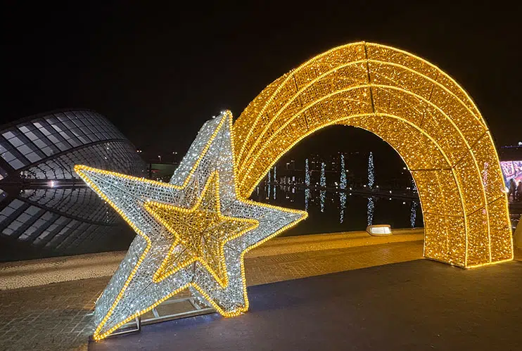 Mercado navideño de la Ciudad de las Artes y las Ciencias