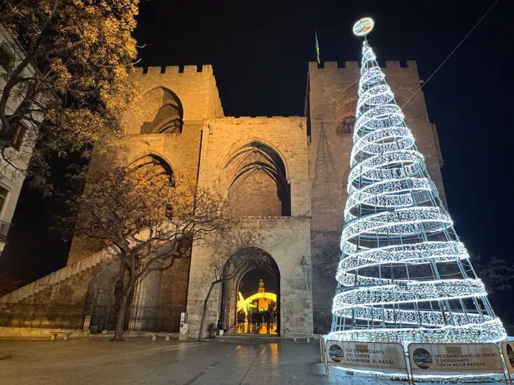 Iluminación navideña en Valencia