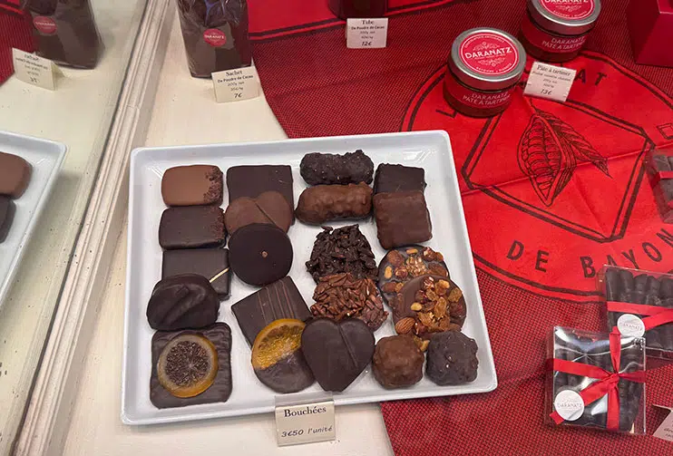 Chocolaterías en Bayona