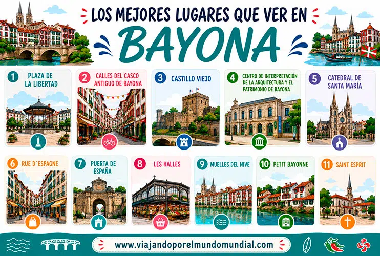Infografía de Bayona