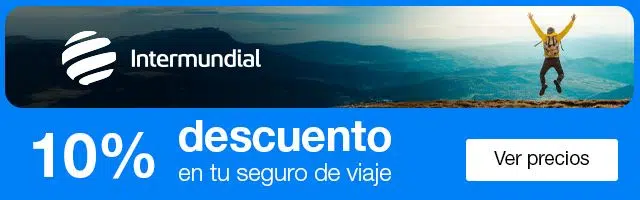 10% de descuento en el seguro de viaje Intermundial